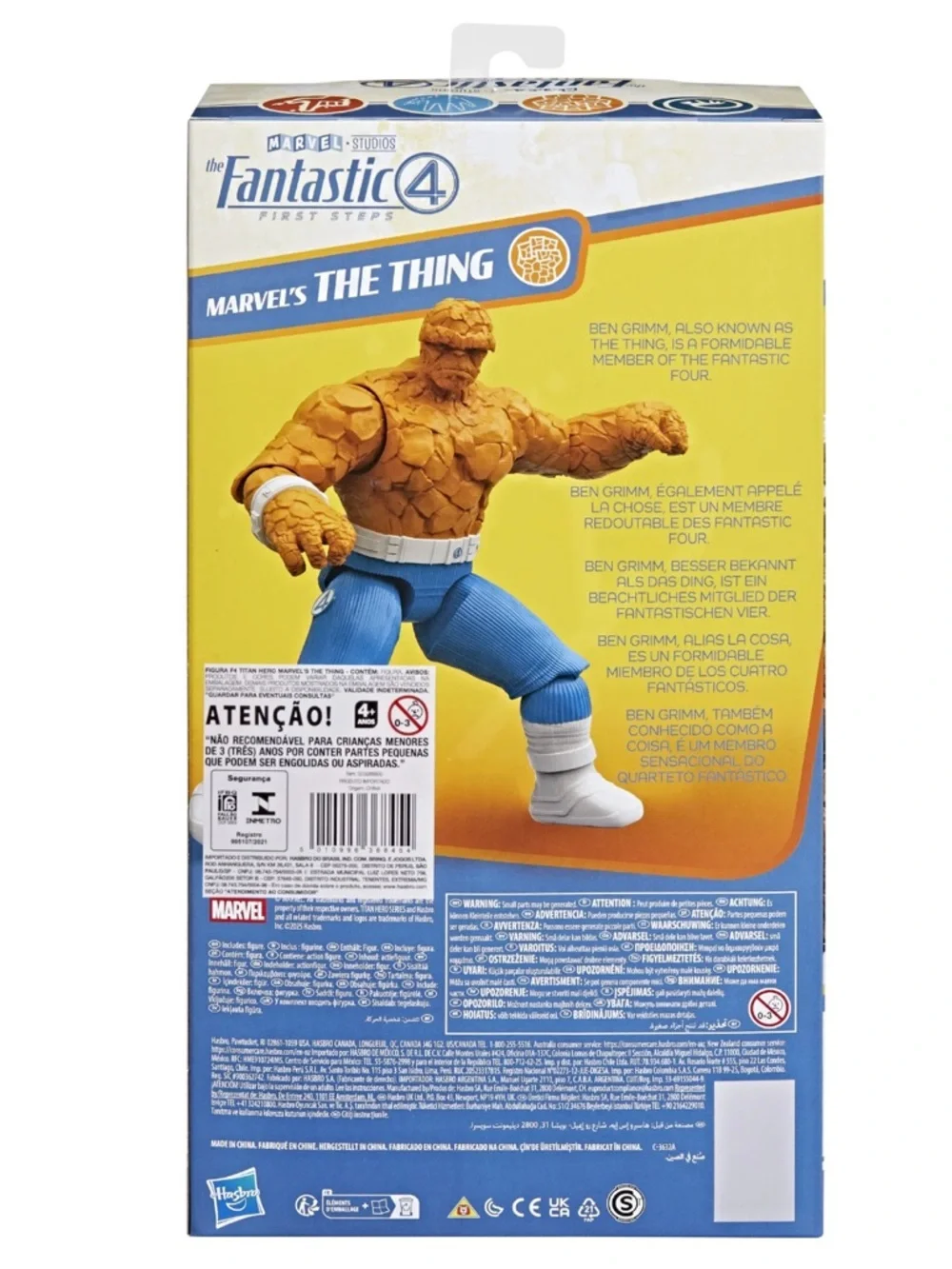Marvel Fantastic 4 Ben Grim “The Thing” Action Figure (New in Box, NWT)